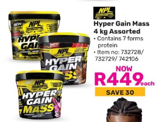 Hyper Gain Mass 4 kg Assorted
