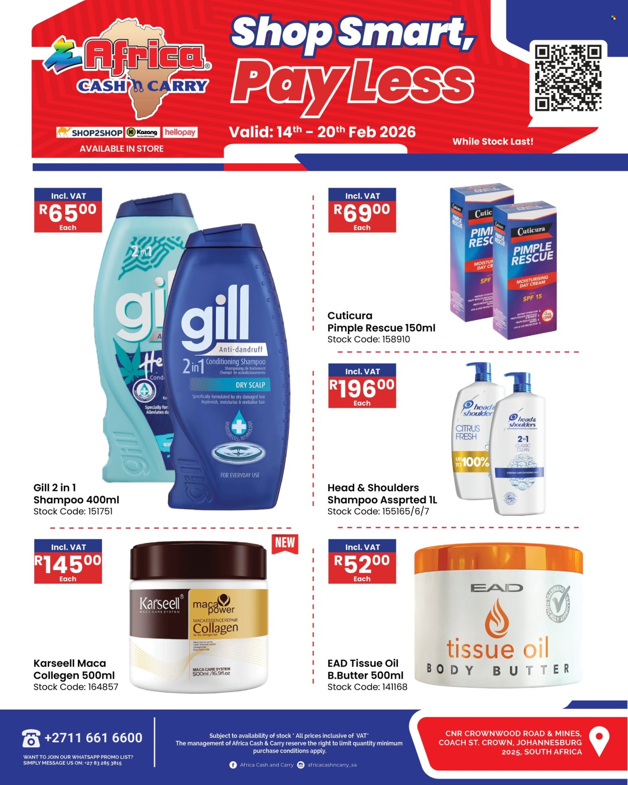Africa Cash & Carry specials - 14/02/2026 - 20/02/2026. Page 1