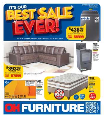 OK Furniture catalogue  - 16/02/2026 - 24/02/2026.