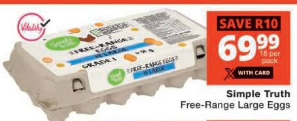Simple Truth Free-Range Large Eggs