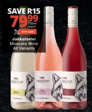Jakkalsvlei Moscato Wine