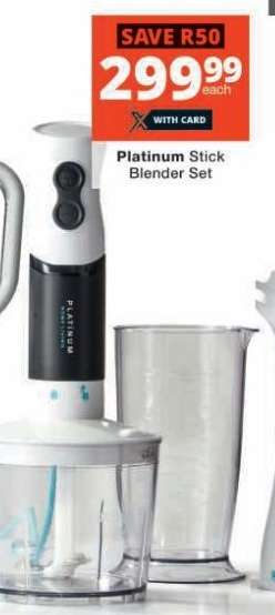 Platinum Stick Blender Set