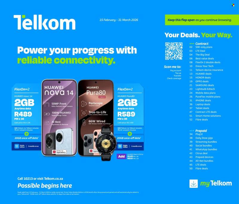Telkom catalogue  - 15/02/2026 - 31/03/2026.
