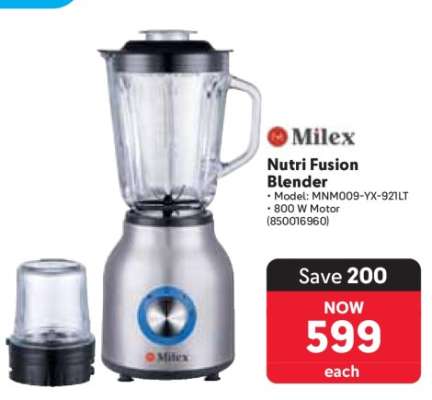 Milex Nutri Fusion Blender