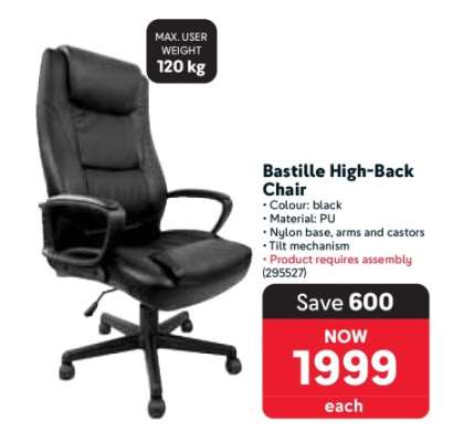 Bastille High-Back Chair