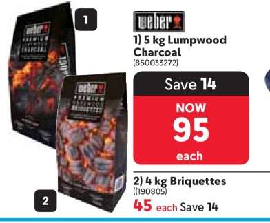 Weber 5 kg Lumpwood Charcoal
