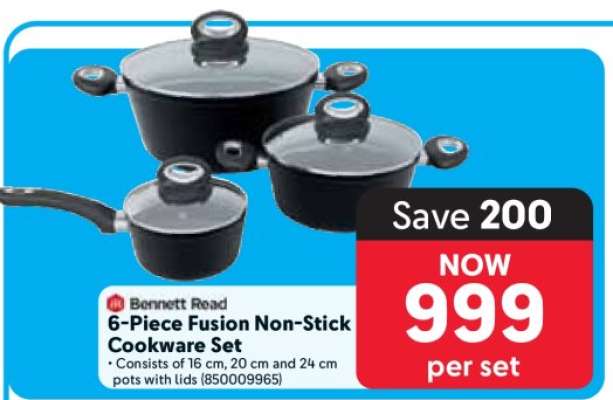 Bennett Read 6-Piece Fusion Non-Stick Cookware Set