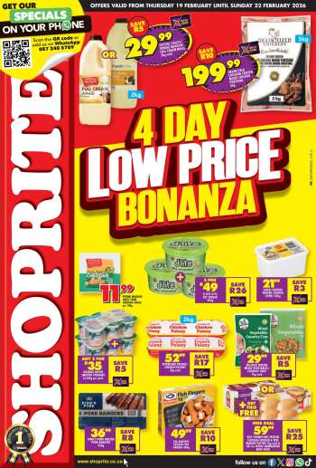 Shoprite catalogue  - 19/02/2026 - 22/02/2026.