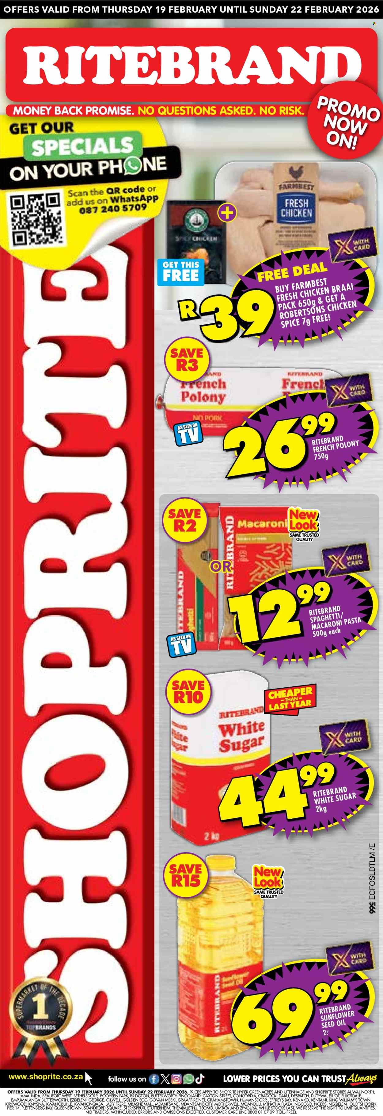 Shoprite specials - 19/02/2026 - 22/02/2026. Page 1