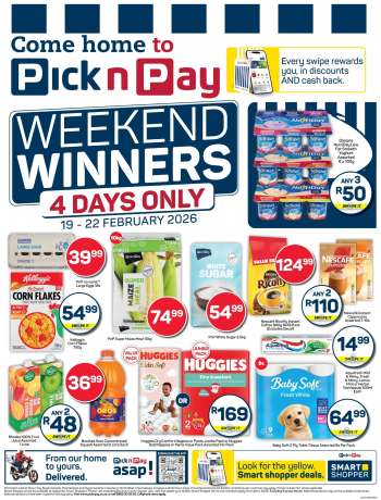 Pick n Pay catalogue  - 19/02/2026 - 22/02/2026.
