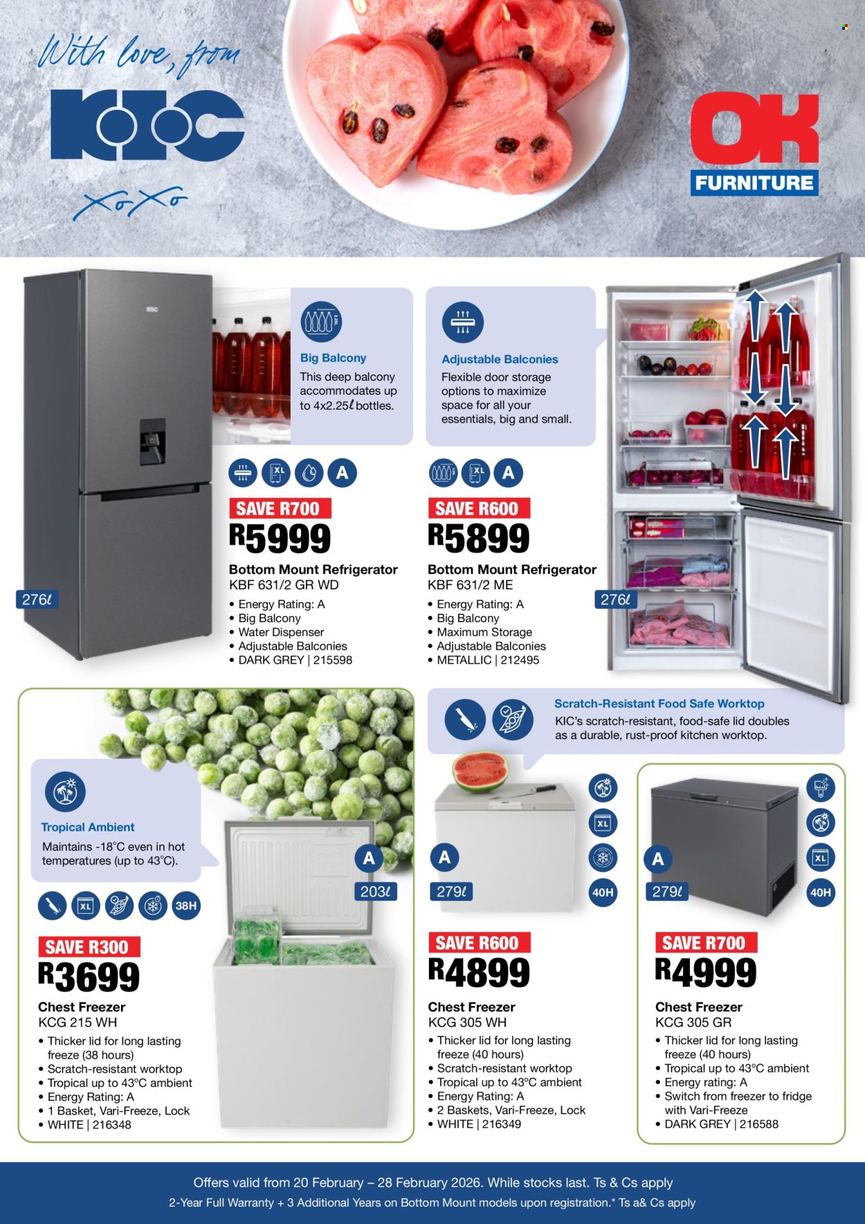 OK Furniture specials - 20/02/2026 - 28/02/2026. Page 1