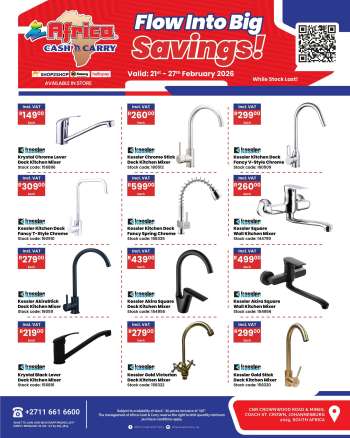 Africa Cash & Carry catalogue  - 21/02/2026 - 27/02/2026.