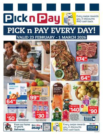 Pick n Pay catalogue  - 23/02/2026 - 01/03/2026.