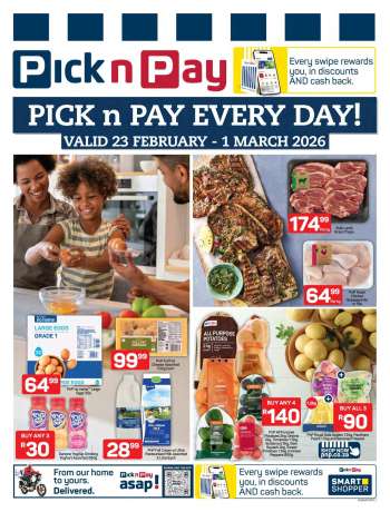 Pick n Pay catalogue  - 23/02/2026 - 01/03/2026.