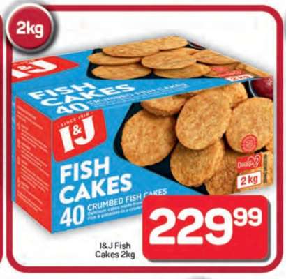I&J Fish Cakes 2kg