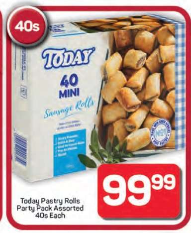 Today Pastry Rolls Party Pack Assorted 40s