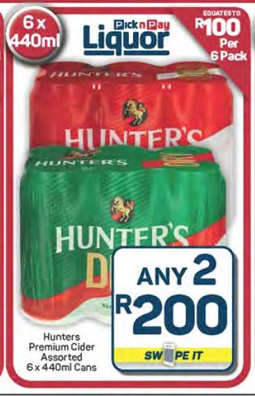 Hunter's Premium Cider