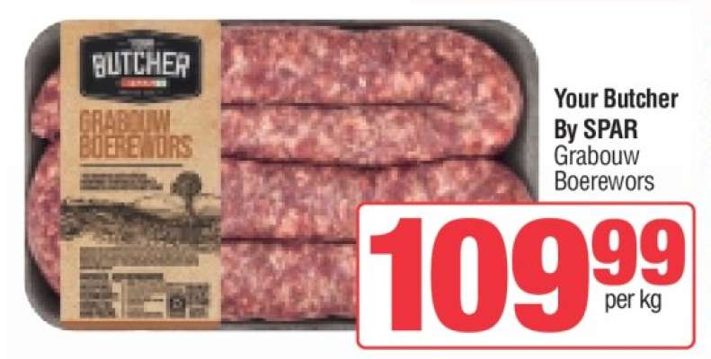 Your Butcher By SPAR Grabouw Boerewors
