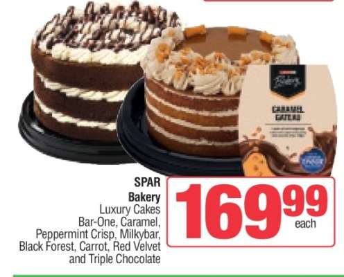 SPAR Bakery Luxury Cakes
