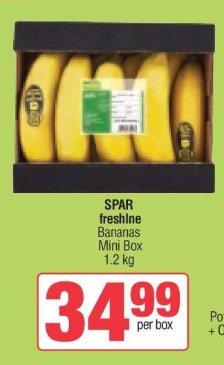 SPAR freshline Bananas Mini Box