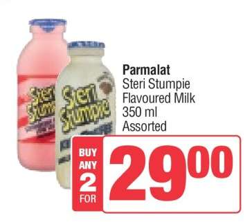 Parmalat Steri Stumpie Flavoured Milk