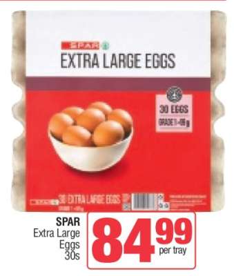 SPAR Extra Large Eggs 30s