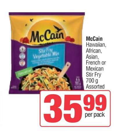 McCain Stir Fry Vegetable Mix