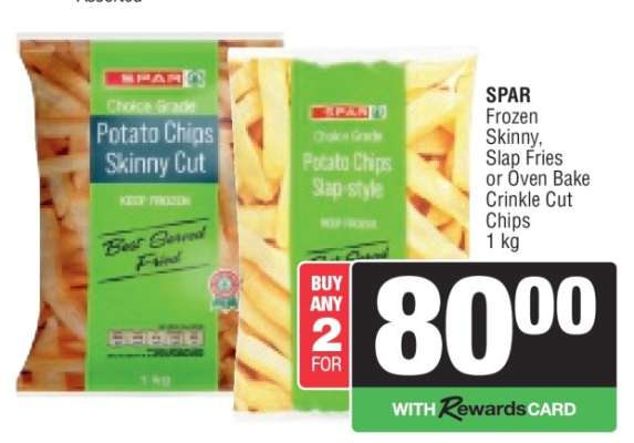 SPAR Frozen Potato Chips