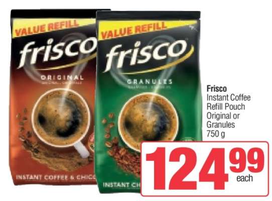 Frisco Instant Coffee Refill Pouch