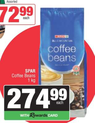 SPAR Coffee Beans 1 kg