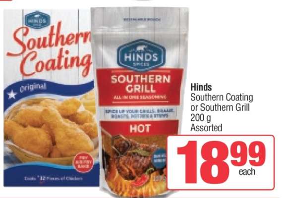 Hinds Southern Coating or Southern Grill