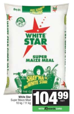 WHITE STAR SUPER MAIZE MEAL