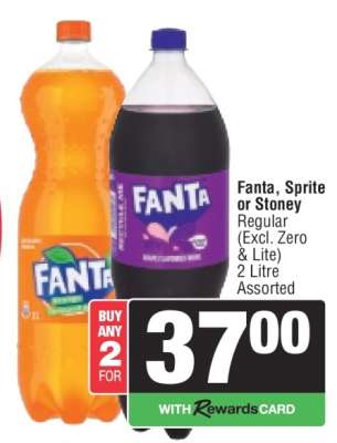 Fanta Sprite or Stoney