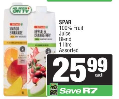 SPAR 100% Fruit Juice Blend