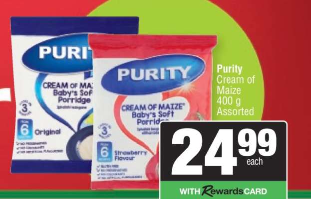 PURITY CREAM OF MAIZE