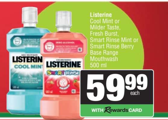 LISTERINE MOUTHWASH