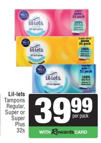 LIL-LETS Tampons