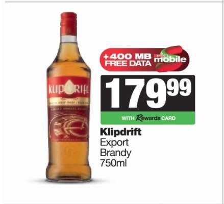Klipdrift Export Brandy