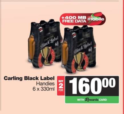 Carling Black Label Handies