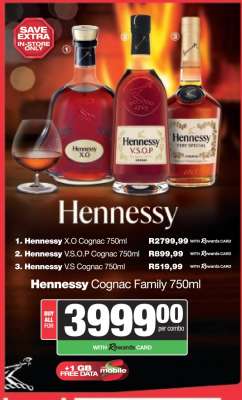 Hennessy Cognac Family 750ml