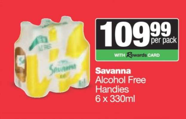 Savanna Alcohol Free Handies