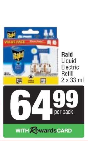 Raid Liquid Electric Refill