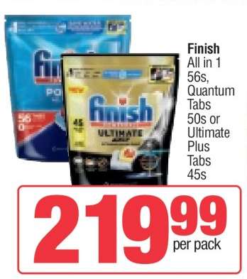 Finish All in 1 56s, Quantum Tabs 50s or Ultimate Plus Tabs 45s
