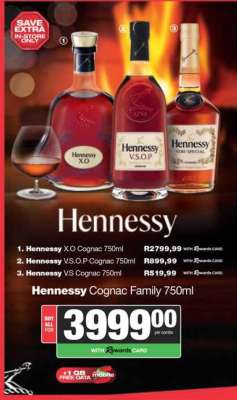Hennessy Cognac Family 750ml