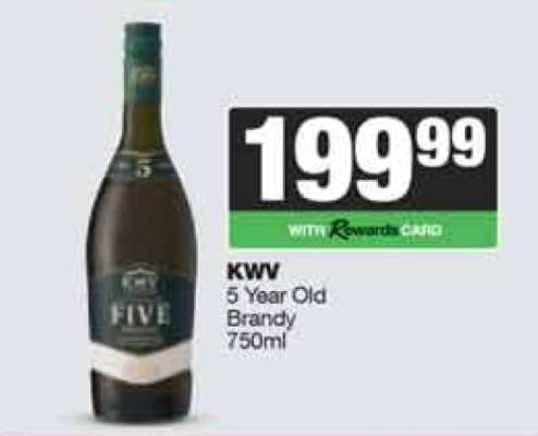 KWV 5 Year Old Brandy