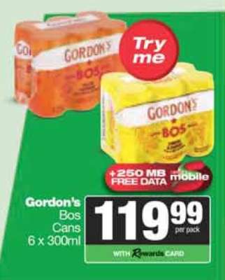 Gordon's Bos Cans