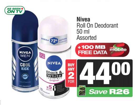 Nivea Roll On Deodorant