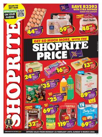 Shoprite catalogue  - 23/02/2026 - 08/03/2026.