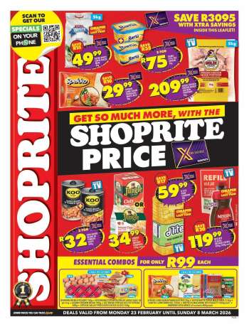 Shoprite catalogue  - 23/02/2026 - 08/03/2026.