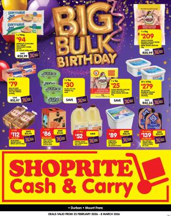 Shoprite catalogue  - 23/02/2026 - 08/03/2026.